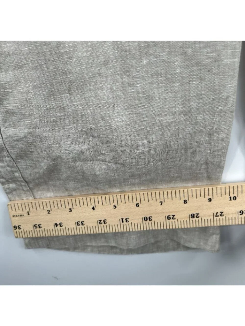 Quince 100% European Linen Wide Leg Cropped Pants Flax Womens Small Coastal NWT